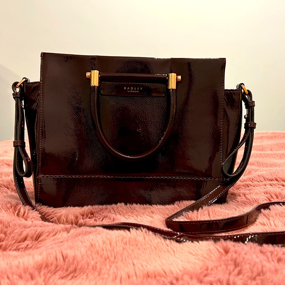 Rare Radley London Burgundy Convertible Handbag